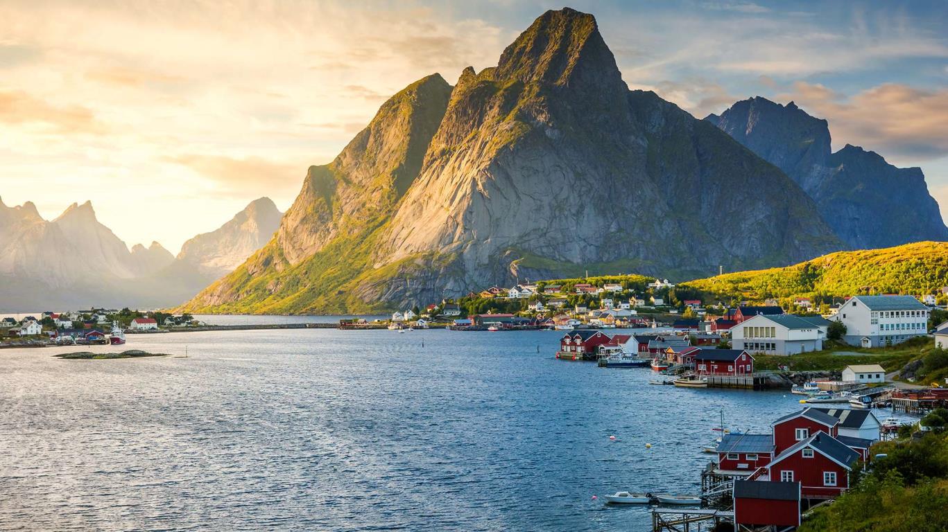 Bergen in Noorwegen