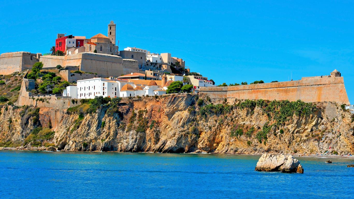 Cathedraal op Ibiza
